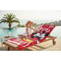 Asciugamano o telo Mare Minnie e Mickey Love