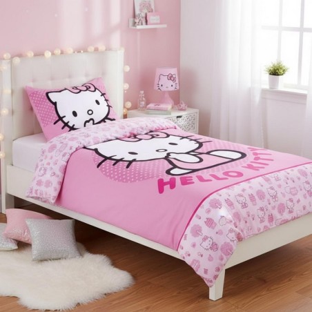 Juego de funda de colcha Hello Kitty