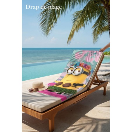 Drap de plage coton Minions - 820-621