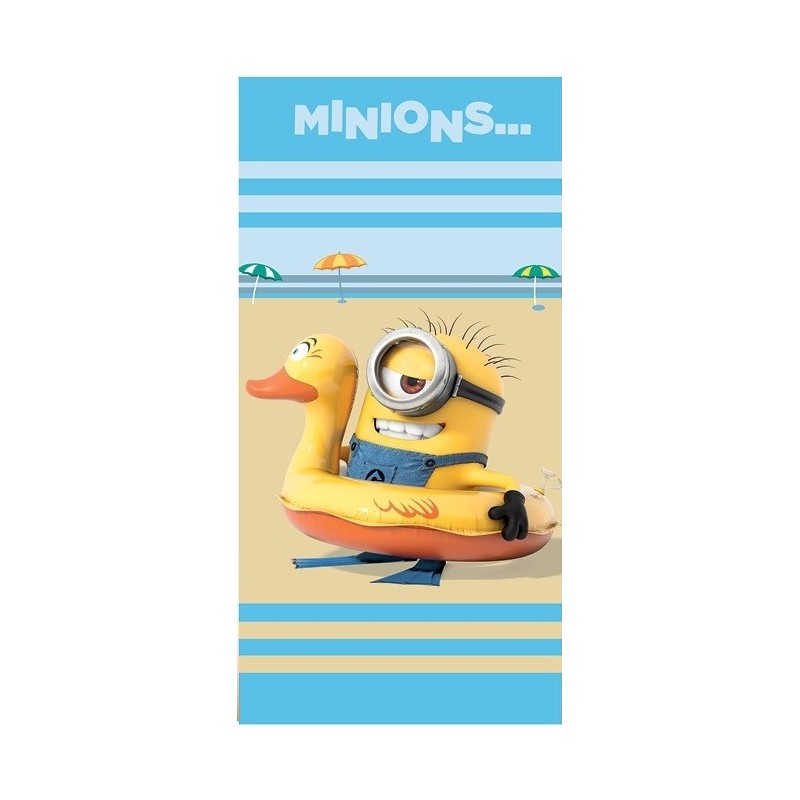 Drap de plage coton Minions - 820-811 - New discount.com