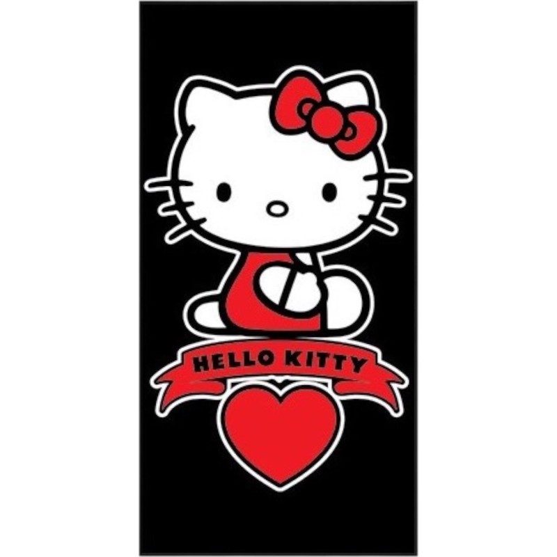 Drap de plage coton Hello Kitty 820-180 - New discount.com