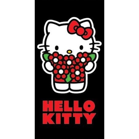 Toalla de playa de algodón Hello Kitty - 820-178 -New discount.com