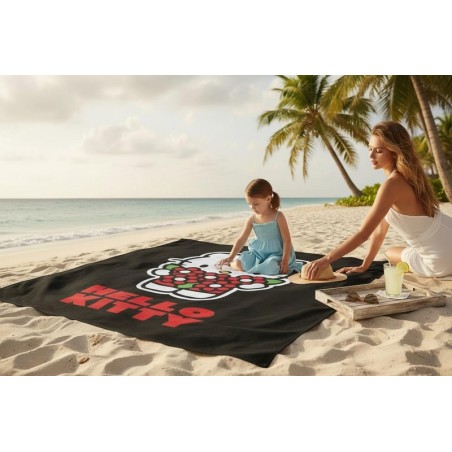 Toalla de playa de algodón Hello Kitty - 820-178