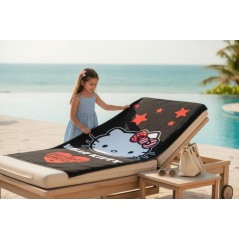 Drap de plage coton Hello Kitty - 820-179 - New discount.com