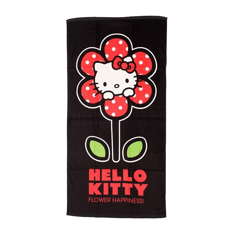 Toalla de playa de algodón Hello Kitty -New discount.com