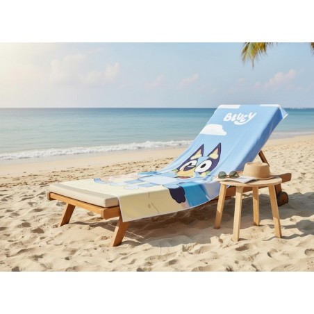 Bluey Cotton beach towel