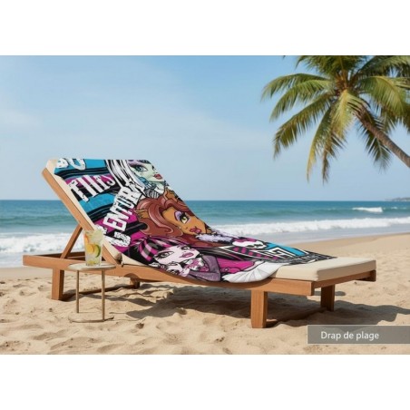 Drap de plage coton Monster High- 820-121