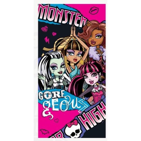 Toalla de playa de algodón Monster High Gm - 820-140 -New discount.com