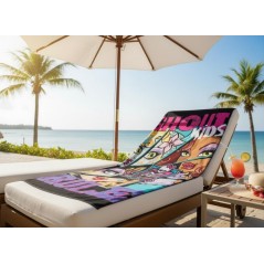 Toalla de playa de algodón gm Monster High - 820-117