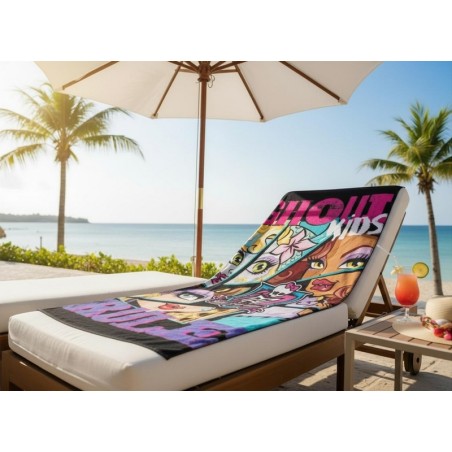 Cotton beach towel gm Monster High - 820-117