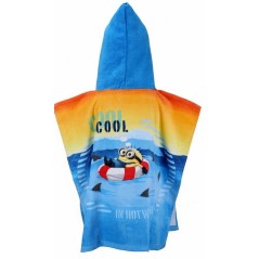 Poncho de bain coton Minions