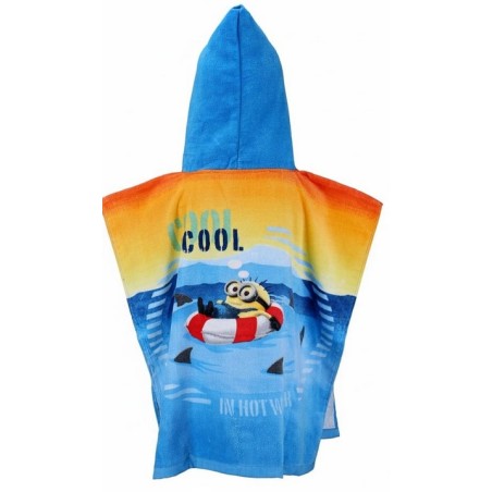 Badeponcho Minions aus Baumwolle