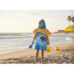 Poncho de bain coton Minions - New discount.com