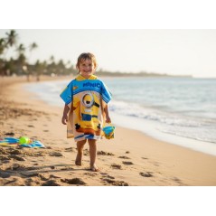 Minions poncho de baño de algodón -New discount.com