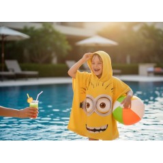 Minions cotton bath poncho -820-799