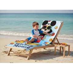 Drap de plage ou drap de bain Mickey Disney