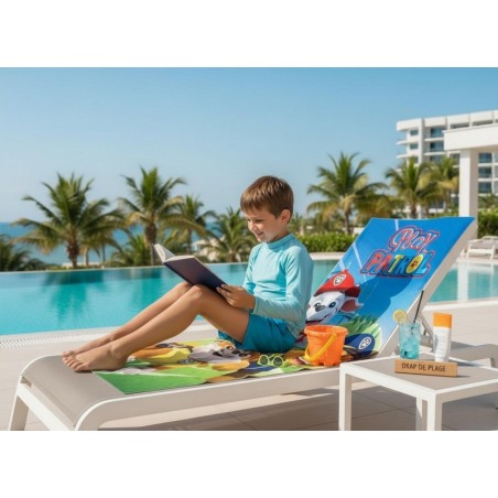 Drap de plage ou drap de bain Paw Patrol
