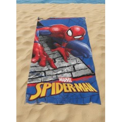 Drap de plage ou Serviette de bain Spiderman Marvel