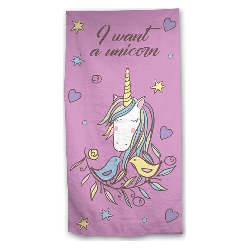 Telo mare in cotone Unicorno - New discount.com