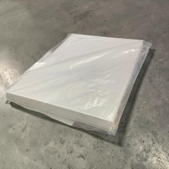Paquete de 100 hojas de papel A4 con etiqueta de envío integrada, c...