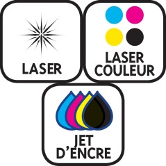 Paquete de 100 hojas de papel A4 con etiqueta de envío integrada, c...