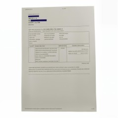 Packung mit 100 A4-Blättern Papier mit integriertem Versandetikett,...