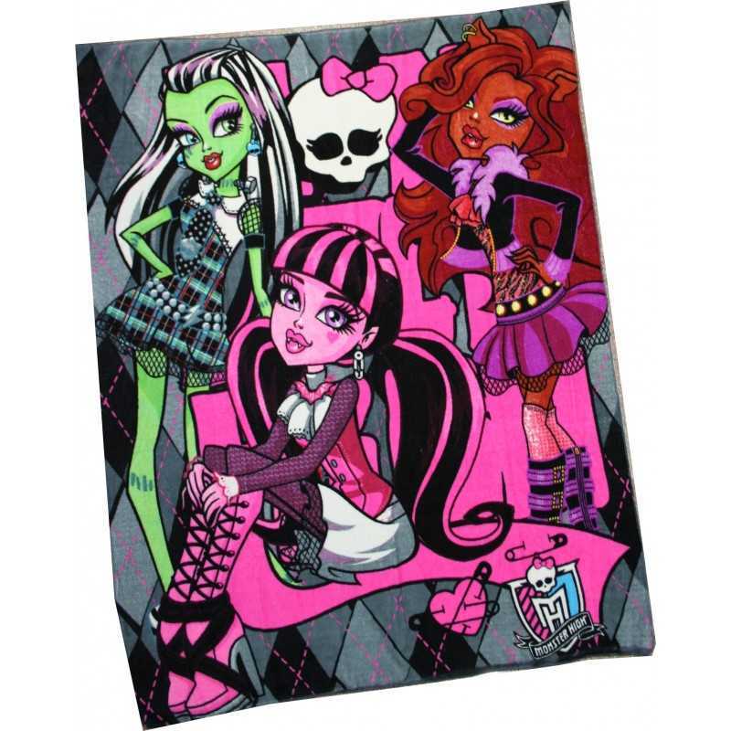 Couverture coral fleece - Monster High -Très doux - New discount.com