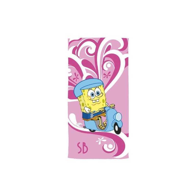 Sponge Bob beach towel 76x152 cm 100% Cotton, New discount.com, Nou...
