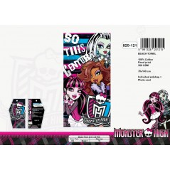 Telo mare Monster High in cotone - New discount.com