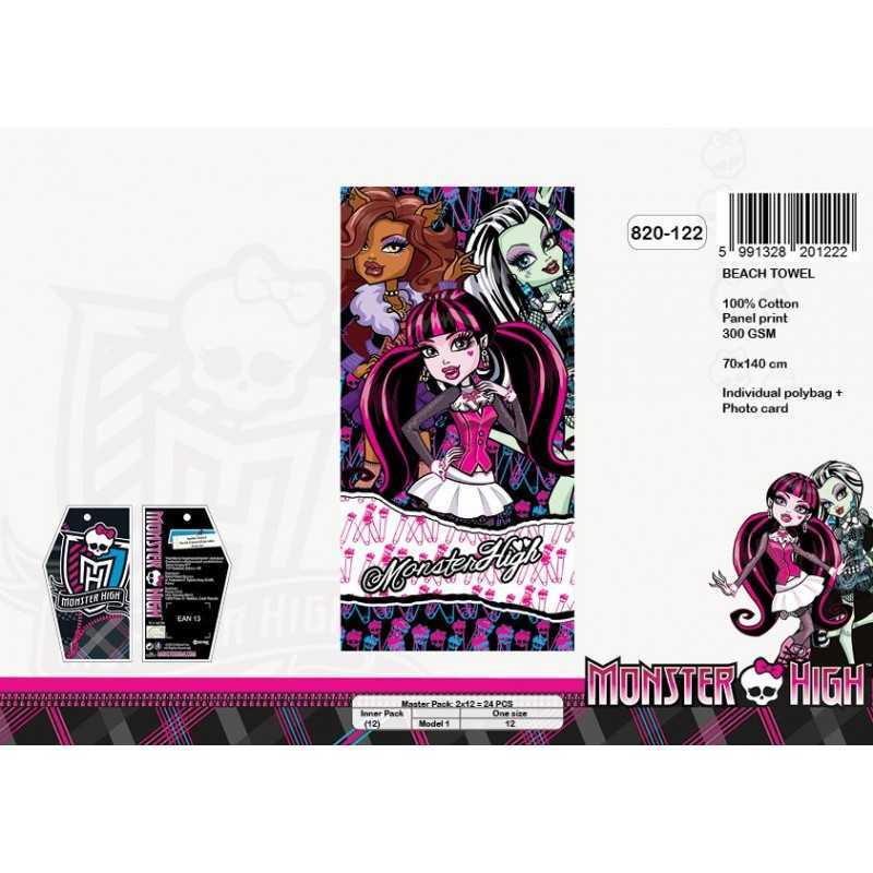 Monster High cotton beach towel - 820-122, New discount.com, Nouvea...