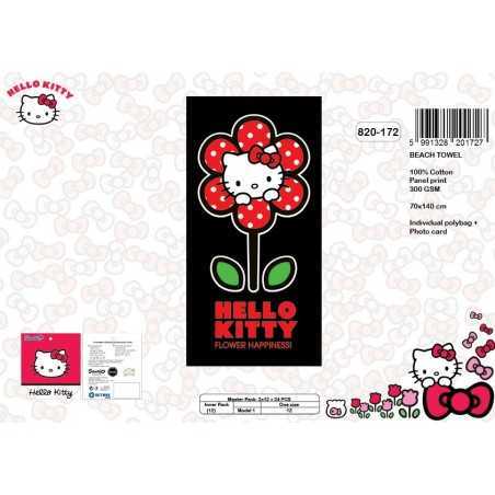 Drap de plage coton Hello Kitty - New discount.com