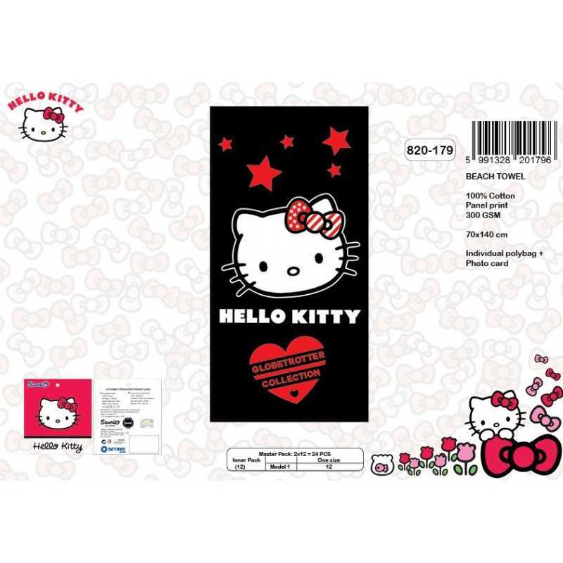 Drap de plage coton Hello Kitty - 820-179 - New discount.com