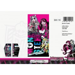 Cotton beach towel gm Monster High - 820-116, New discount.com, Nou...
