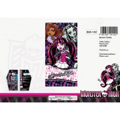 Baumwoll Strandtuch gm Monster High - 820-122 - New discount.com