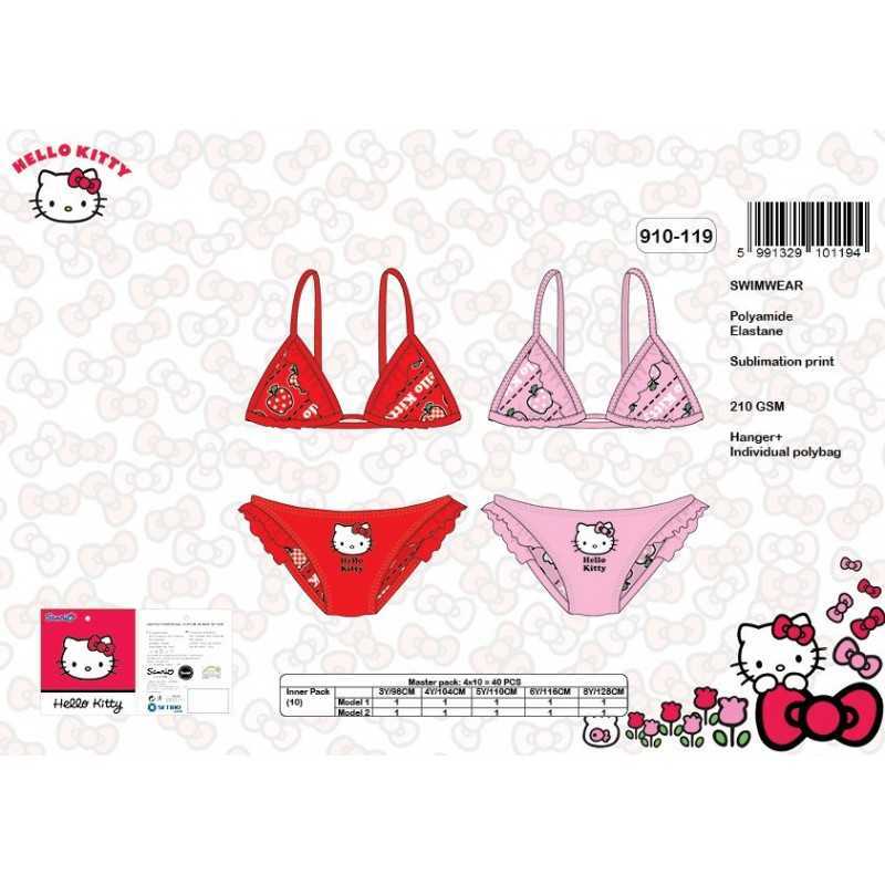 Hello Kitty Costume da Bagno in 2 Colori