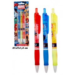 Blister di 3 penne Spiderman - New discount.com