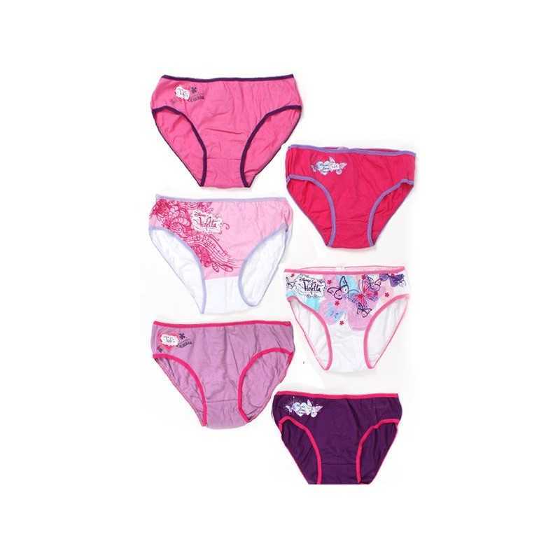 Scatola da 3 mutandine Disney Violetta - New discount.com