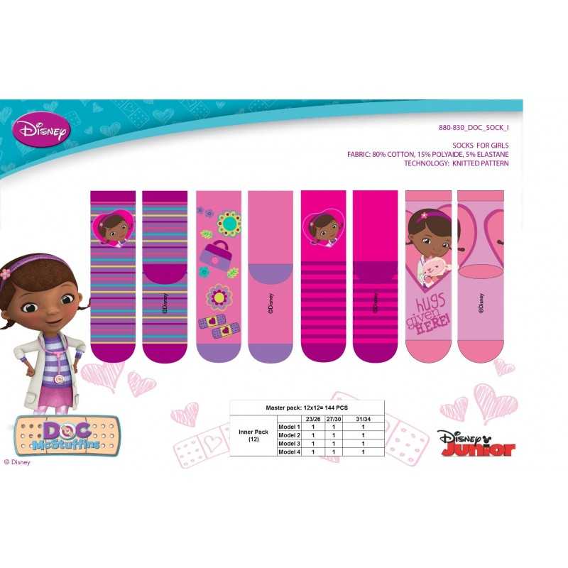 Chaussettes Doc Mc-stuffins Disney Enfant - New discount.com