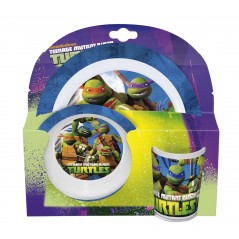 Set de vaisselle Tortues Ninja, 3 pièces -New discount.com