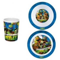 Set de vaisselle Tortues Ninja, 3 pièces -New discount.com