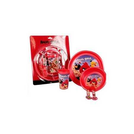 ANGRY BIRDS 5-teiliges Kindergeschirr ANGRY BIRDS aus Polypropylen