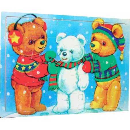 Puzzle en bois - Ours - New discount.com