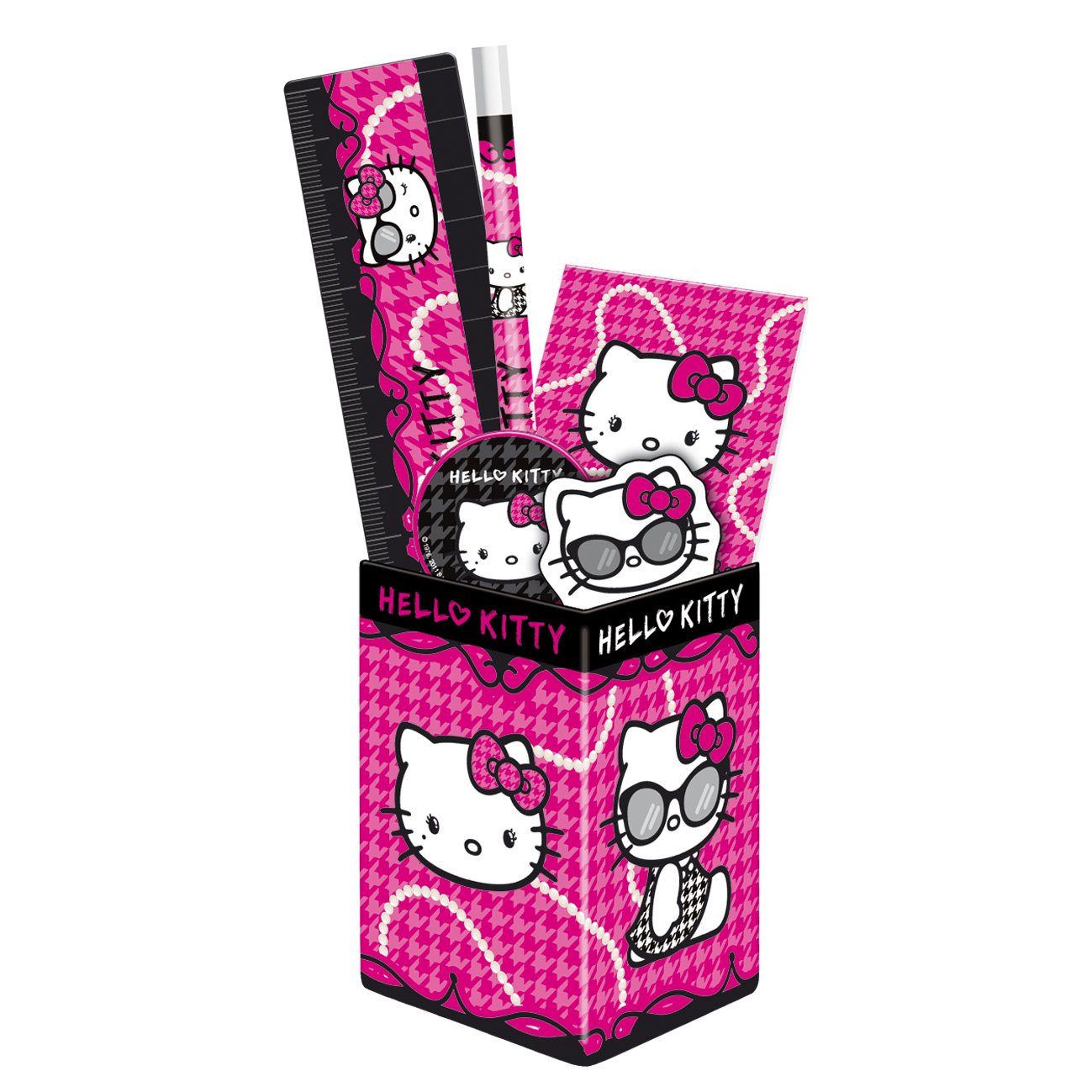 HELLO KITTY POT A CRAYONS FOURNITURES SCOLAIRES