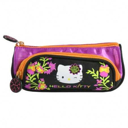 Trousse Hello Kitty noir avec 2 compartiments - New discount.com