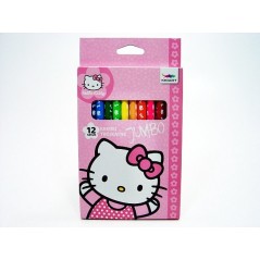 Box of 12 color pencils Hello Kitty, New discount.com, Nouveautés c...