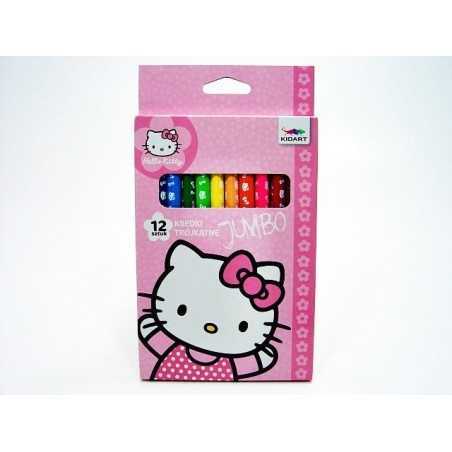 Caja de 12 lápices de colores Hello Kitty -New discount.com