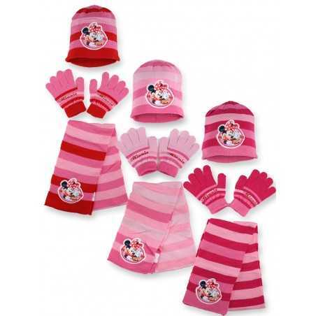 Minnie Disney 3-teiliges Set KAPPE + HANDSCHUHE + SCHAL Minnie Disn...