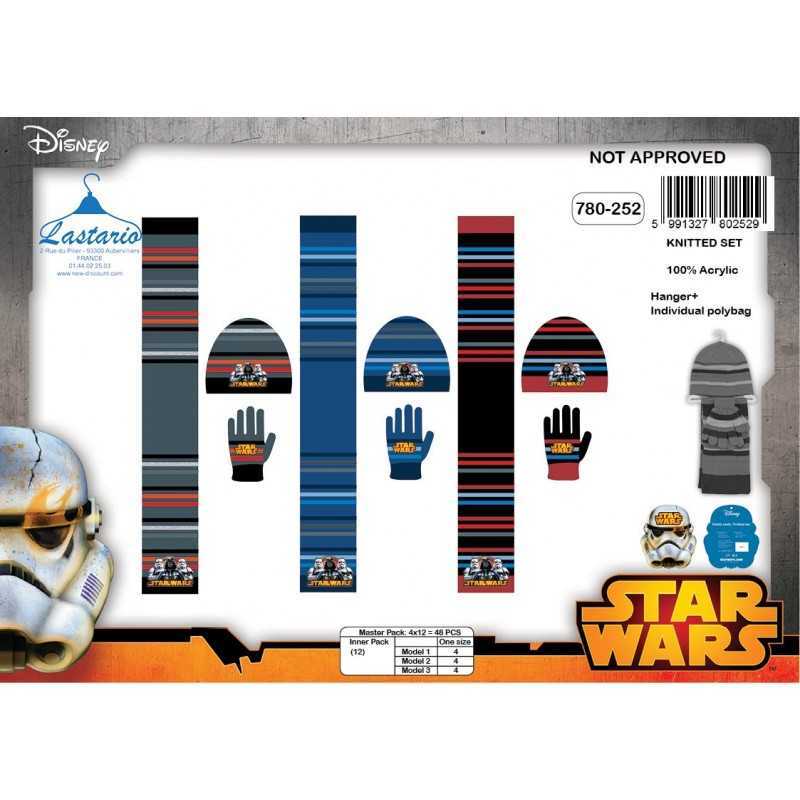 Set 3 pieces Star Wars HAT + GLOVES + SCARF Star Wars, New discount...