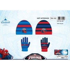 Set 2 pièces Spiderman bonnet et gants Spiderman - New discount.com