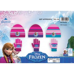 Set 2 Stück Frozen Disney Mütze und Handschuhe Die Schneekönigin - ...